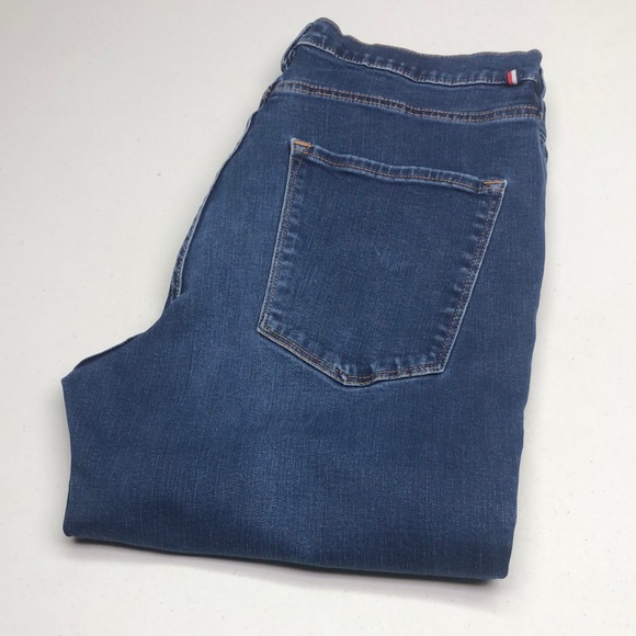 High Rise Tommy Hilfiger Blue Denim Pants - Picture 10 of 11